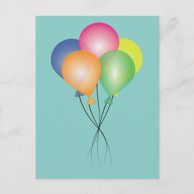Balloons Postcard (Front)