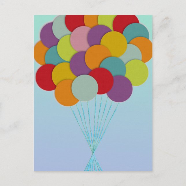 Balloons Postcard (Front)