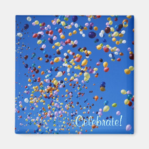 Balloons Rising - Magnet