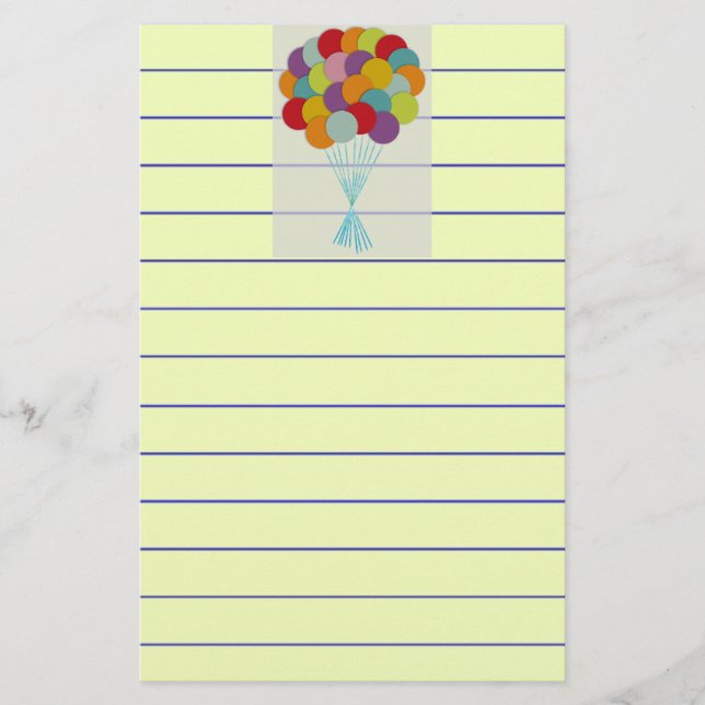 Balloons Stationery (Front)