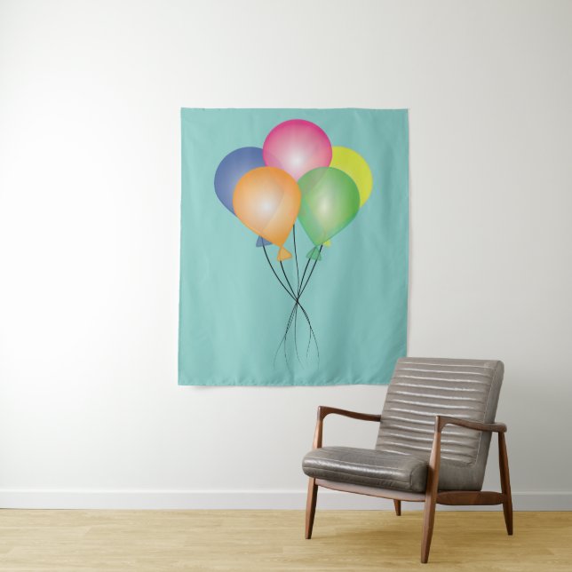 Balloons Tapestry (In Situ)