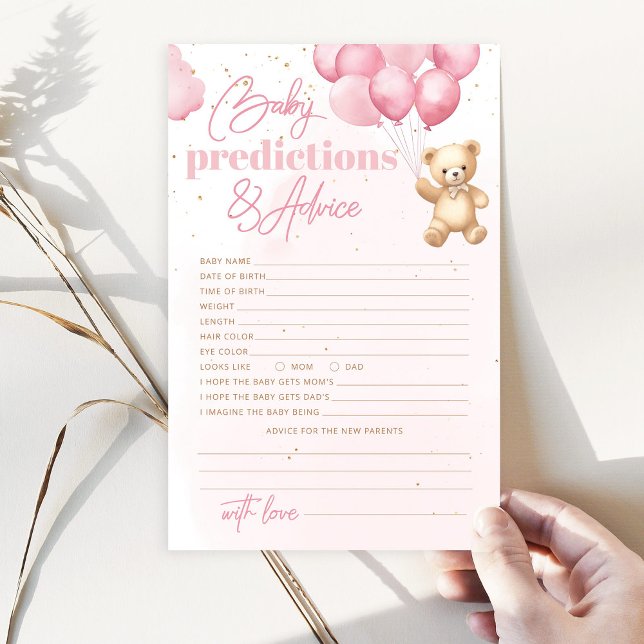 Balloons teddy bear baby predictions and advice (Creator Uploaded)