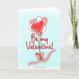 Balloons Valentine's Day Card