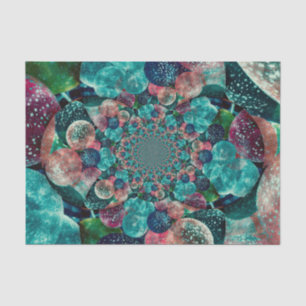 Balloons Vintage Antique Turquoise Teal Blue Retro Tissue Paper