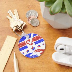 Ballot Box Unity Key Ring