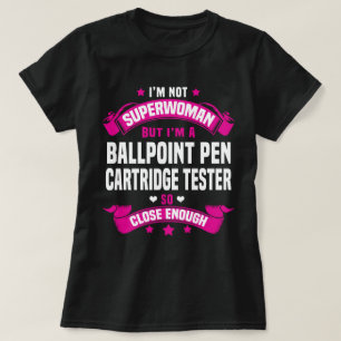Ballpoint Pen Cartridge Tester T-Shirt