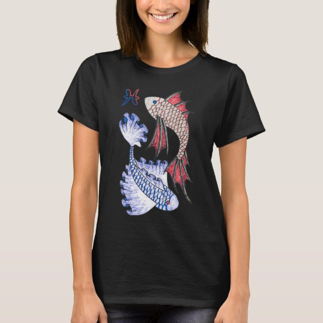 Ballpoint Pisces T-Shirt (Front)
