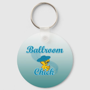 Ballroom Chick #3 Key Ring
