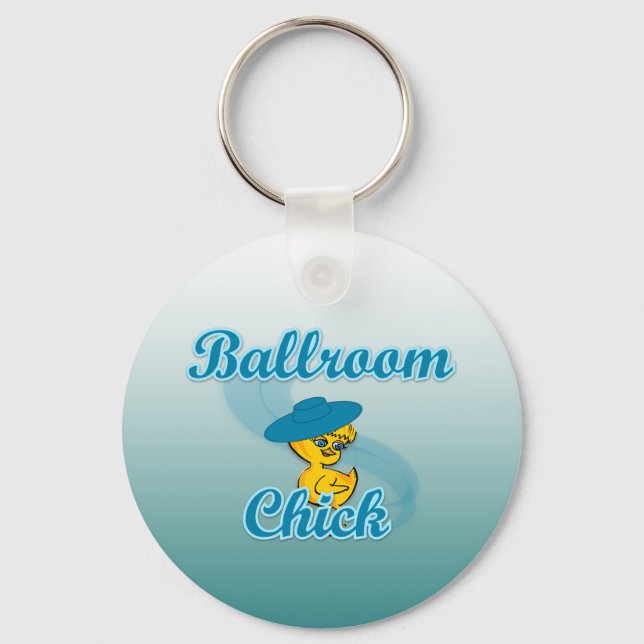 Ballroom Chick #3 Key Ring (Front)