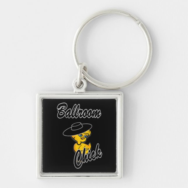 Ballroom Chick #4 Key Ring (Front)
