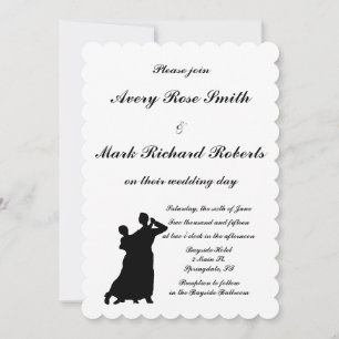 "Ballroom Couple" Invitation