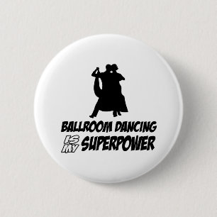 ballroom  dance 6 cm round badge