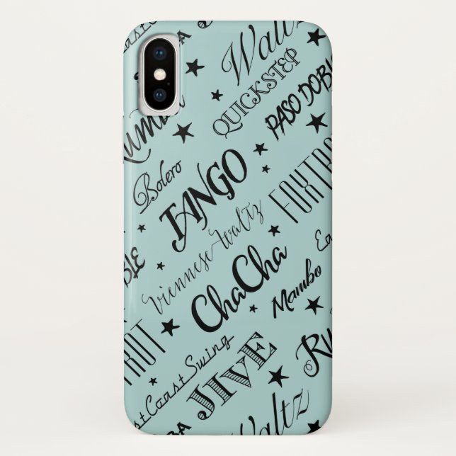 Ballroom Dance Pattern | Choose Your Colour Case-Mate iPhone Case (Back)