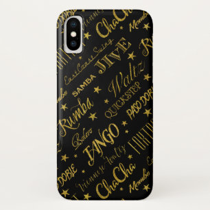 Ballroom Dance Styles All Over Pattern iPhone X Case