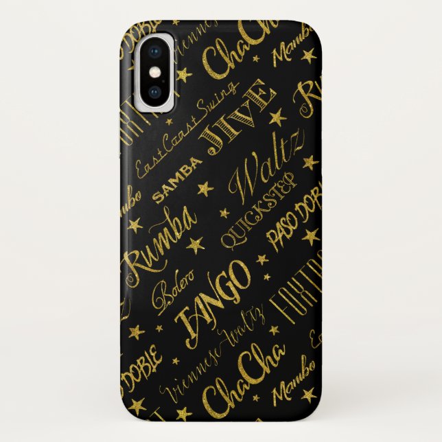 Ballroom Dance Styles All Over Pattern Case-Mate iPhone Case (Back)