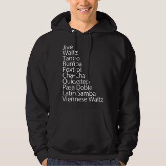 Ballroom Dancer 10 Traditional Dances Hoodie