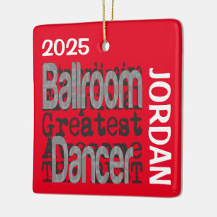 Ballroom Dancer Extraordinaire CUSTOM Ceramic Ornament