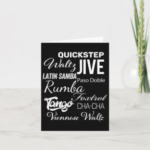 Ballroom Dancer Pun Gift Card