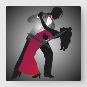 Ballroom Dancer Wall Clock