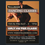 Ballroom Dancers, Dance Lesson Advertising Flyer<br><div class="desc">Ballroom Dancers,  Dance Lesson Advertising Flyers By The Business Card Store.</div>