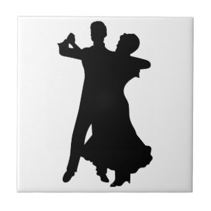 Ballroom Dancers Tile