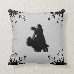 Ballroom Dancers Waltz Decorative Throw Pillow