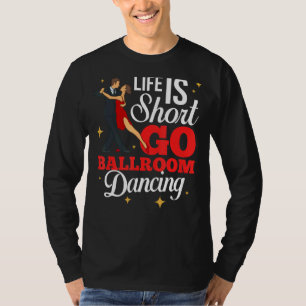 Ballroom Dancing Beginner Music Dancer Lessons 3 T-Shirt