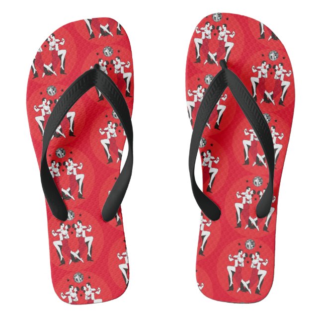 Ballroom Dancing Champions Flip Flops (Footbed)