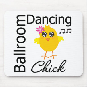 Ballroom Dancing Chick Mouse Mat