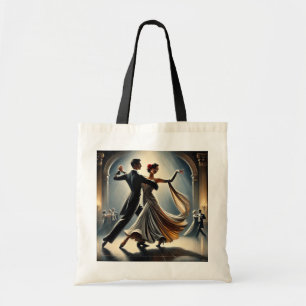 Ballroom Dancing Couple Foxtrot Tote Bag