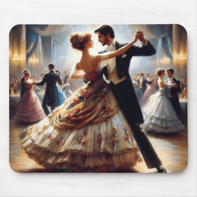 Ballroom Dancing Couples Dance Music  Mouse Mat (Front)