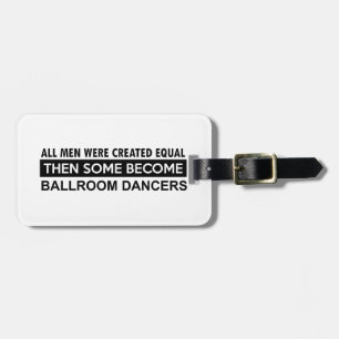 Ballroom dancing designs luggage tag