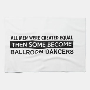 Ballroom dancing designs tea towel