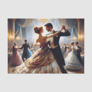 Ballroom Dancing Ephemera Furniture Decoupage Tissue Paper