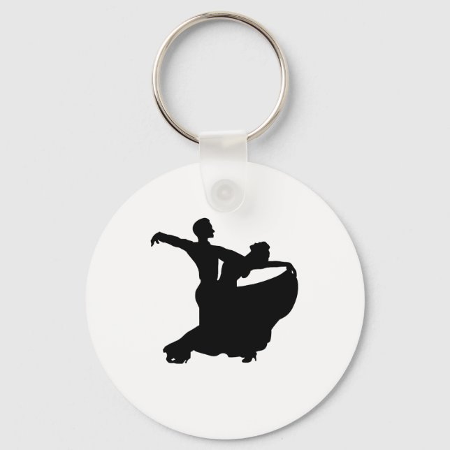 Ballroom Dancing Key Ring (Front)