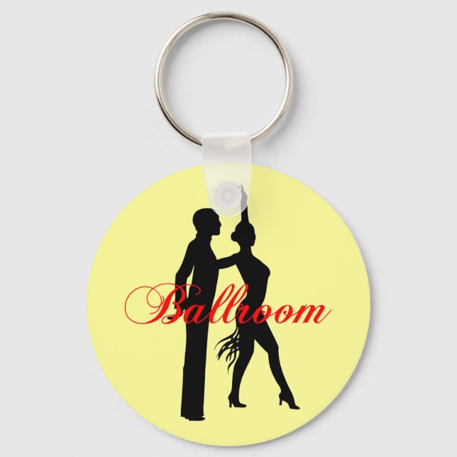 Ballroom Dancing Key Ring (Front)