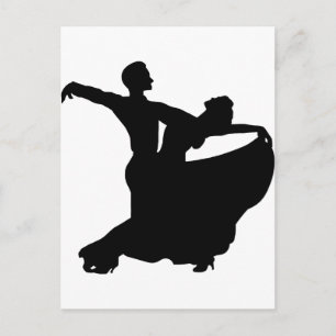 Ballroom Dancing Postcard