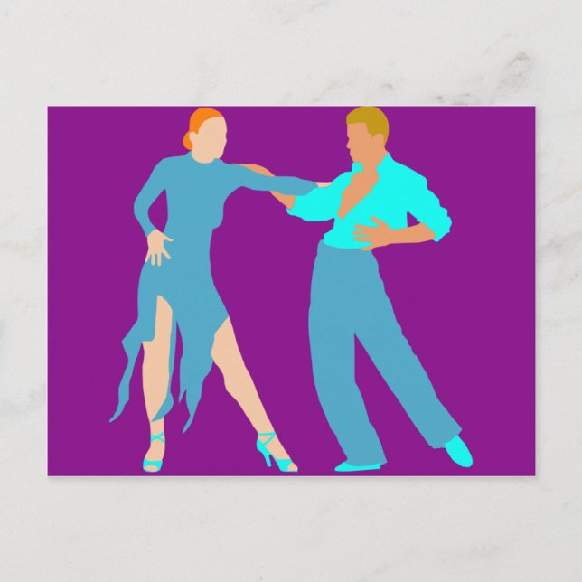 Ballroom Dancing Postcard (Front)
