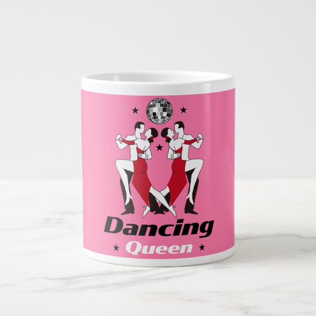 Ballroom Dancing Queen Large Coffee Mug (Front)