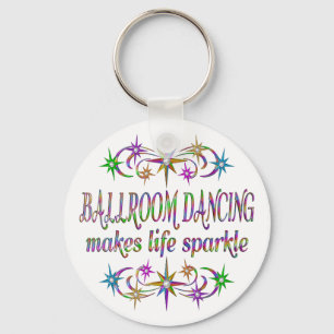 Ballroom Dancing Sparkles Key Ring