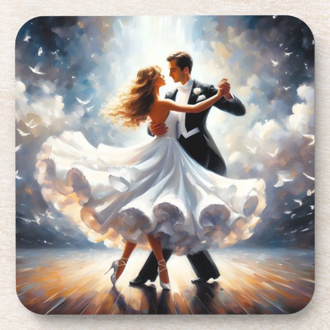 Ballroom Dancing Swing Dancing Music Dance Coaster (Front)