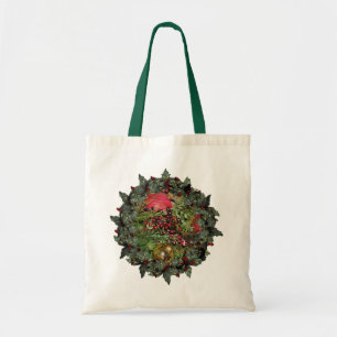 Balls Beads Wreath Christmas Holiday Tote Bag