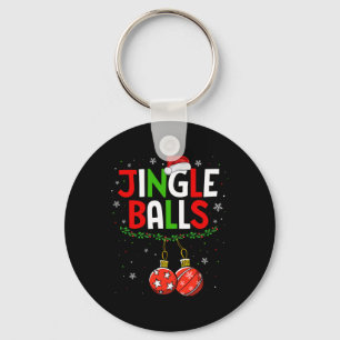 Balls Tinsel Matching Chestnuts Christmas Couple 1 Key Ring