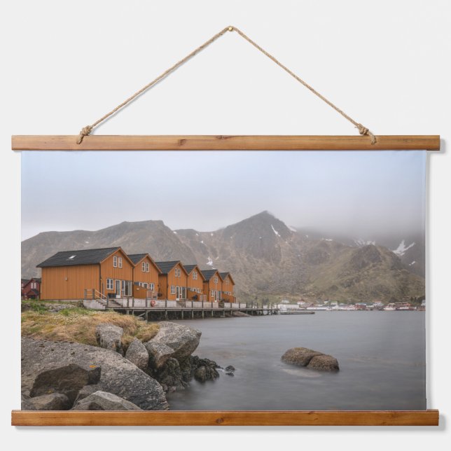Ballstad Lofoten Hanging Tapestry (Front)