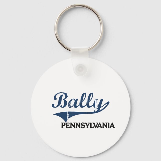 Bally Pennsylvania City Classic Key Ring (Front)