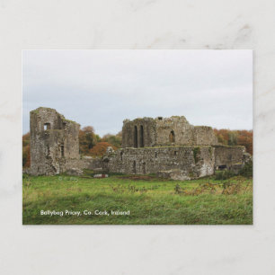 Ballybeg Priory, Ireland Postcard