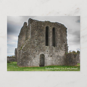 Ballybeg Priory, Ireland Postcard