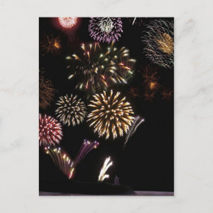 ballybunion fireworks postcard