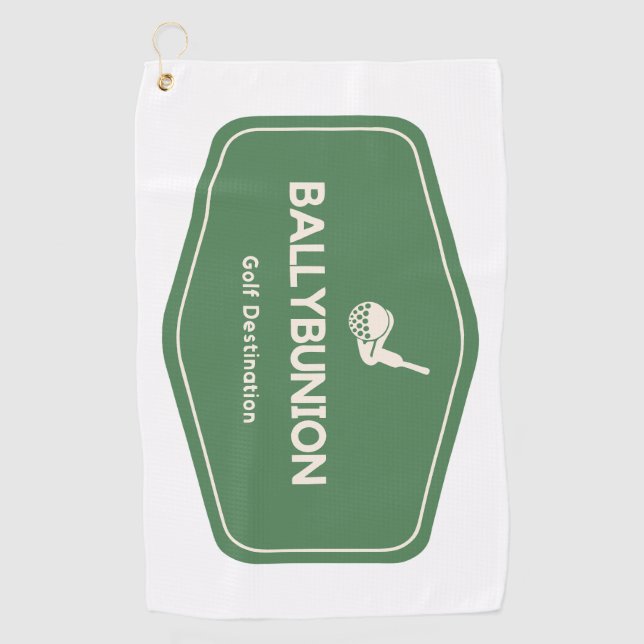 Ballybunion Ireland Golf Destination Golf Towel (Front)