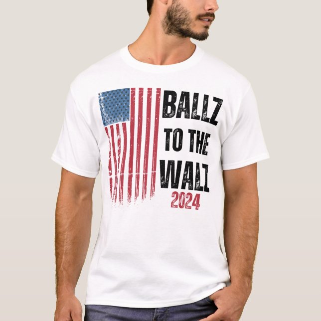 BALLZ TO THE WALZ HARRIS 2024 T-Shirt (Front)